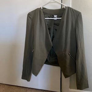 H & M Divided Dark Green Blazer